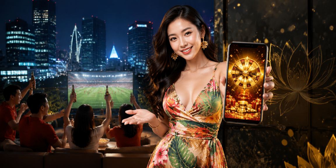 Cảnh chơi Roulette trực tuyến theo phong cách hiện đại tại Hà Nội